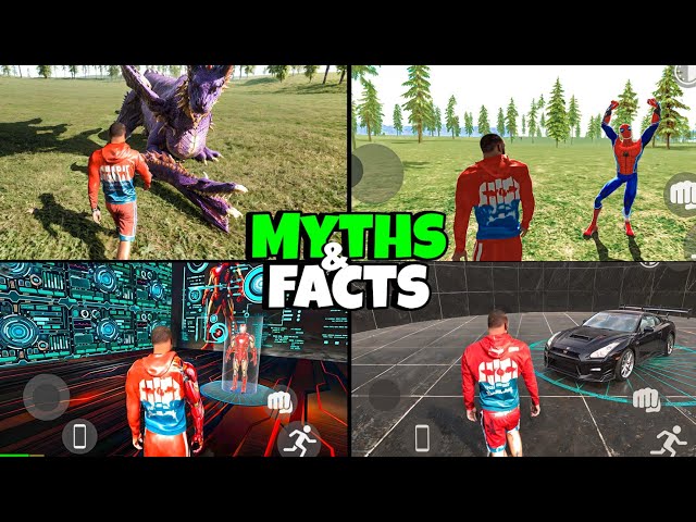 Dragon Secret Myth INDIAN BIKES DRIVING 3D || New Secret Myths Of Ironman Spiderman With Multiplayer