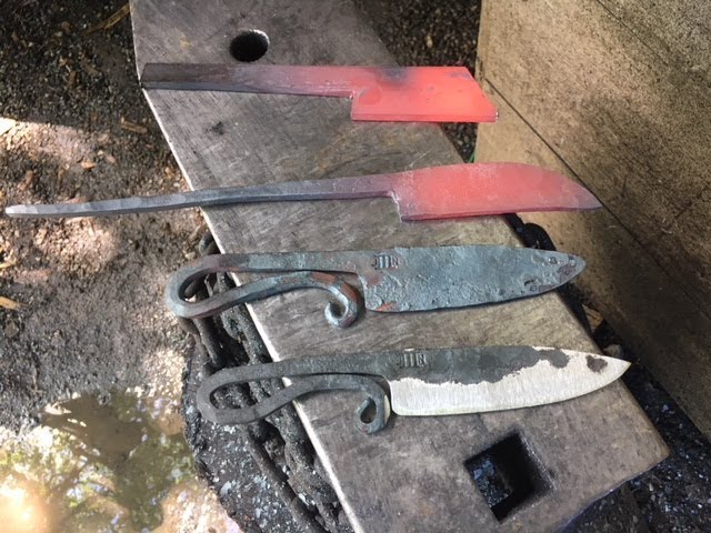 Forging a blacksmiths knife