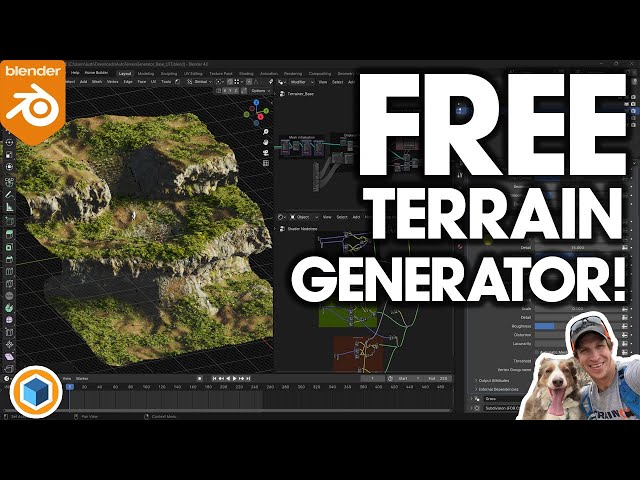 This FREE TERRAIN GENERATOR for Blender just got an update!
