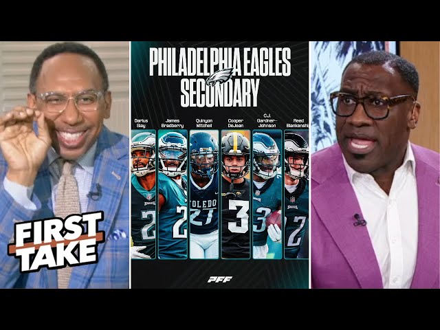 FIRST TAKE | "Eagles roster looks unstoppable" - Stephen A.: Eagles can win Super Bowl next season