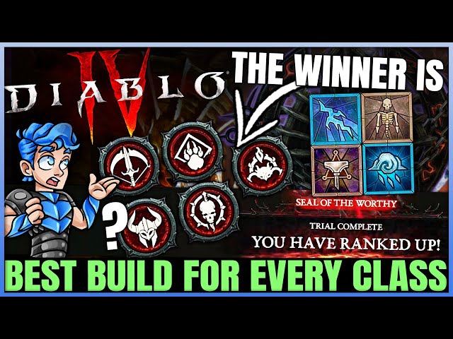 Diablo 4 - New Best Fastest OP Damage Gauntlet Build For ALL Classes - Easy Top 1000 Class Guide!
