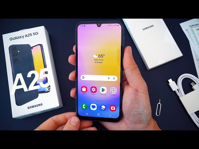 Samsung Galaxy A25 5G Unboxing, Hands-On & First Impressions! (Blue Black)