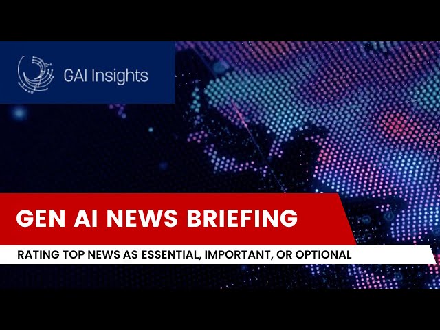 4/24/24 - Daily GenAI News Briefing - Amazon, OpenAI Offer More Enterprise Features