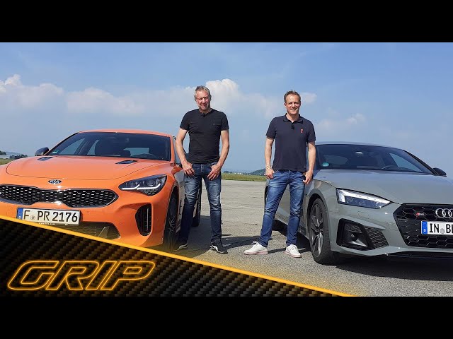 Helden aus der zweiten Reihe: Kia Stinger GT vs. Audi S5 Sportback TDI 😎🔥 | GRIP