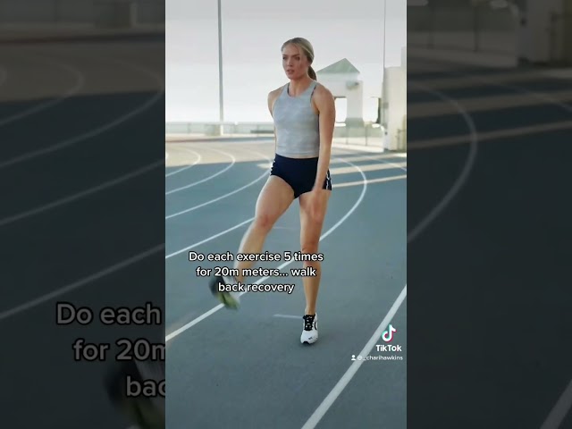 For runners: Sprint drills as a workout!