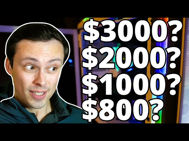 How much money should you spend on a gaming PC? March 2024