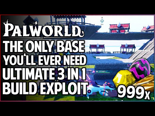 Palworld - New OP EVERYTHING Base Found - This INSANE Building Trick = ONLY Bases You'll Need Guide!