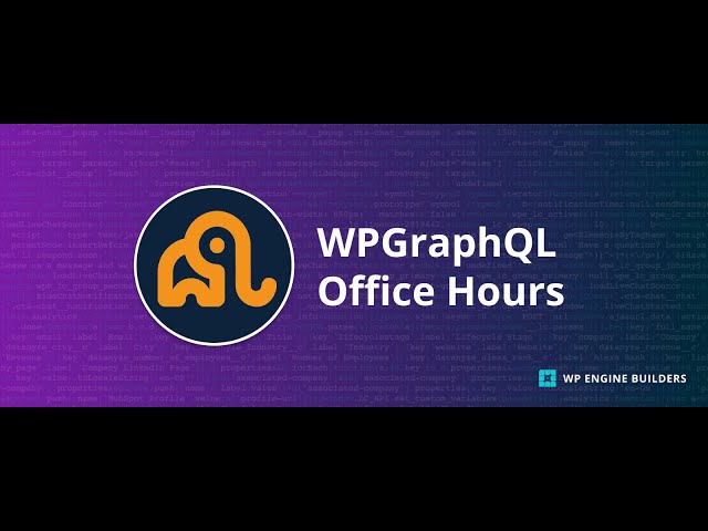 WPGraphQL Office Hours April 25, 2024