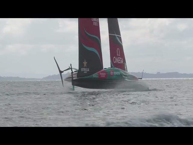 Cup Spy: Emirates Team NZ - Highlights - AC75 - Day 6 - April 19, 2024 - Auckland