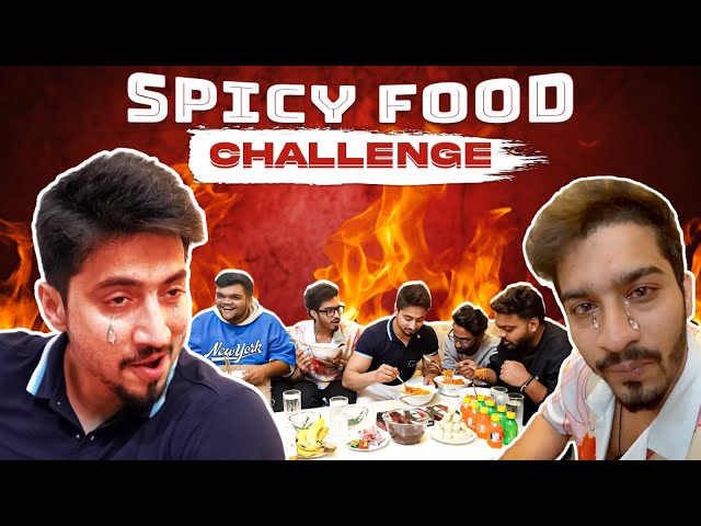 Spicy Food Challenge ft. Mr. Faisu & Team l Sabki Halat Kharab | @MrFaisu