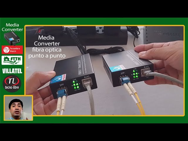 Media Converter Óptico, modelos y configuración