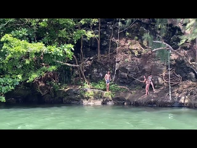 Rad Rope Swing in Kauai
