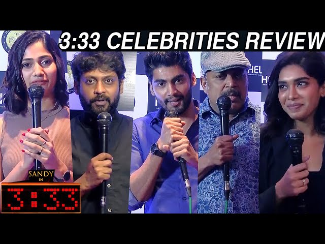 Losliya ❤️, Dushara ❤️, Darshan, Rio, Kalidas Jeyaraman,  about 3:33 Movie | 3:33 Celebrities Review
