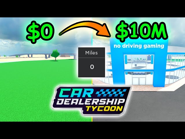 Can you complete Car Dealership Tycoon without driving? (Roblox Car Dealership Tycoon)