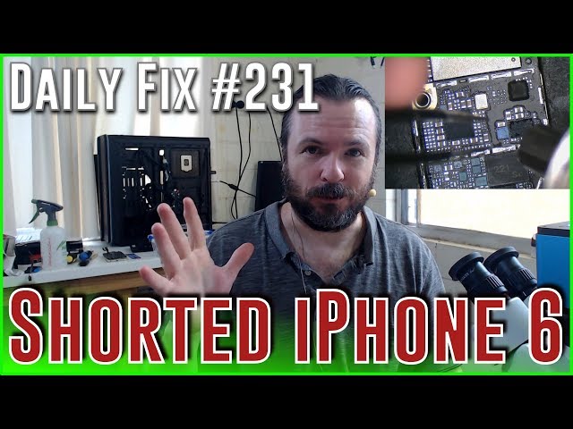 #231 iPhone 6: Short circuit with a common trap
