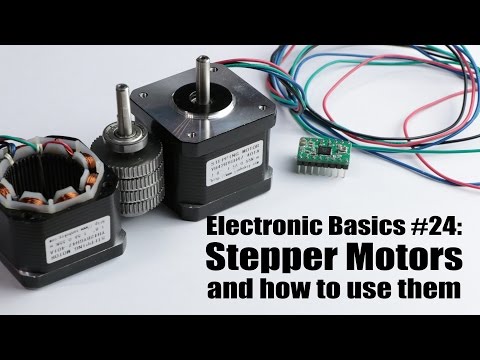 Electronic Basics #24: Stepper Motors and how to use them