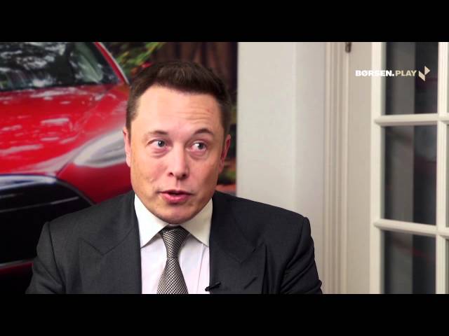 Elon Musk – Visions for Tesla, the auto industry and self-driving Teslas (Interview in Denmark 2015)