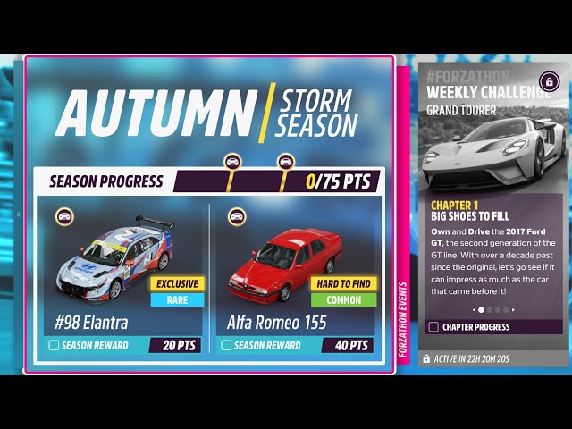 Forza Horizon 5 Series 33, Autumn Season