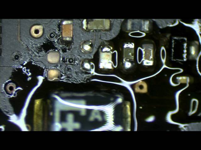 Macbook Pro quarter fan spin fixed by replacing current sensing resistors.