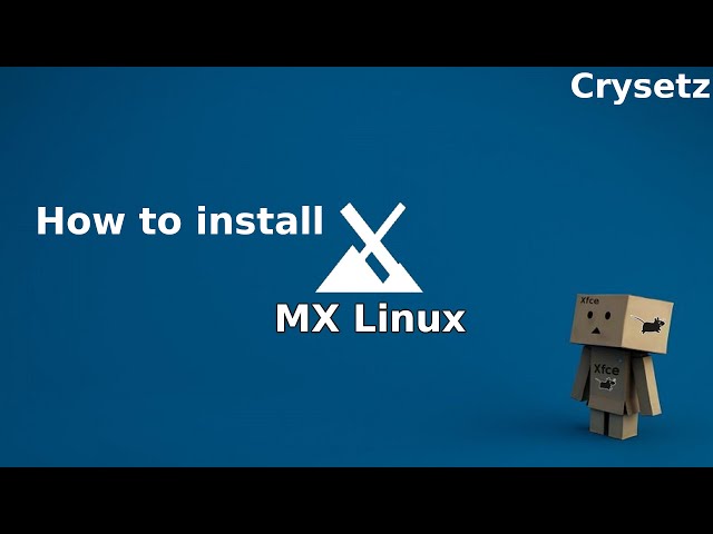 MX Linux Boot Stick erstellen und Linux einfach installieren - EFI/Legacy - How To install MX Linux