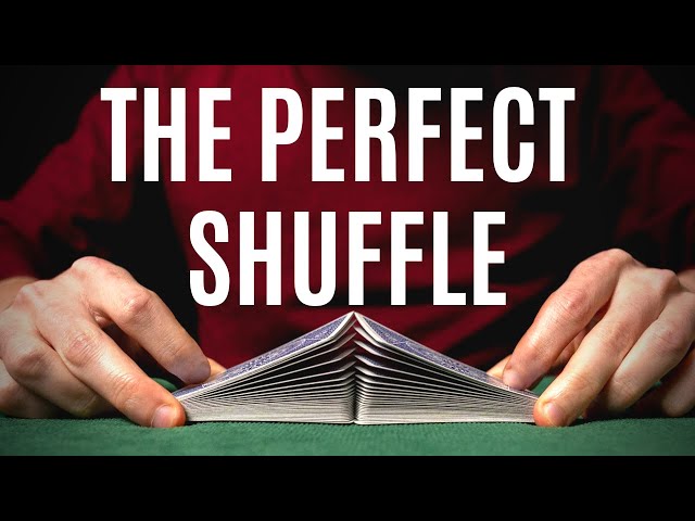 CARD CHEATING Technique: The Perfect Faro Shuffle