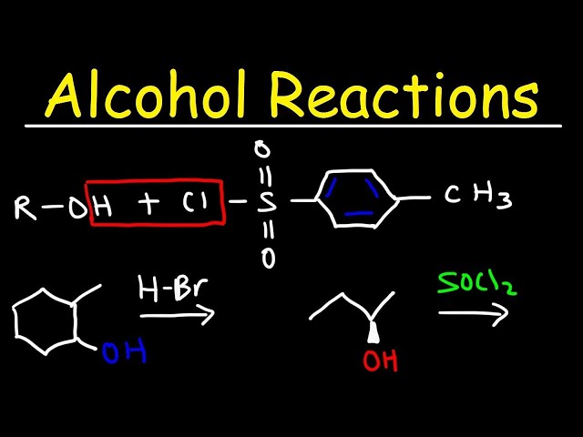 Alcohol Reactions - HBr, PBr3, SOCl2 - Membership
