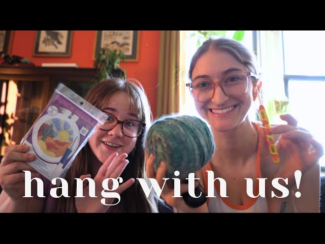 learning how to crochet + making boba for the first time! || bestie hang-out vlog