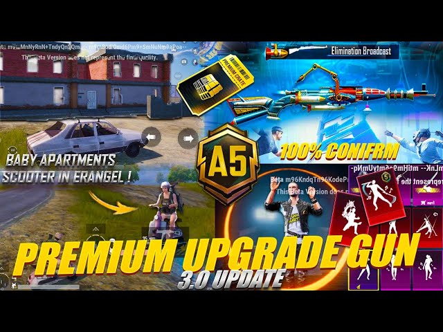 3.0 Update Next Premium Crate Upgrade Gun 100% Confirm | All New Features | BGMI & PUBG 3.0 Update !