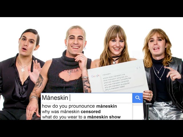 Måneskin Answer the Web's Most Searched Questions | WIRED