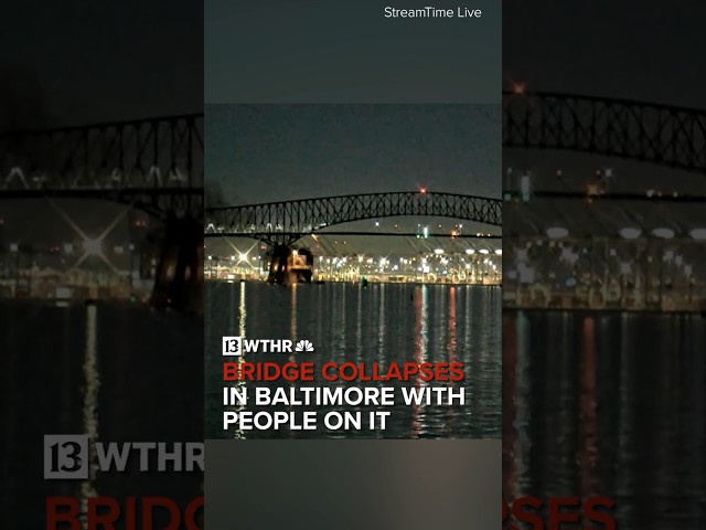 BREAKING | Bridge in Baltimore collapses after ship crashes into it, search and rescue underway