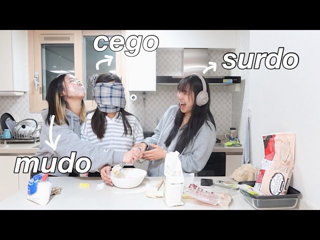 desafio do CEGO, MUDO E SURDO!! (part. 2) & fazendo cookie *caos socorro*
