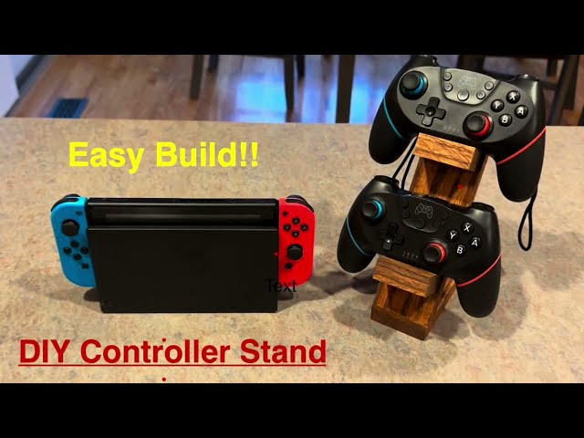 DIY Wood Video Game Controller Stand
