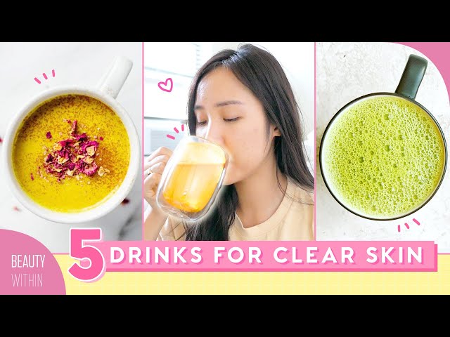 5 Simple Drinks to Clear Acne & Inflammation + Boost Immune System 🍵