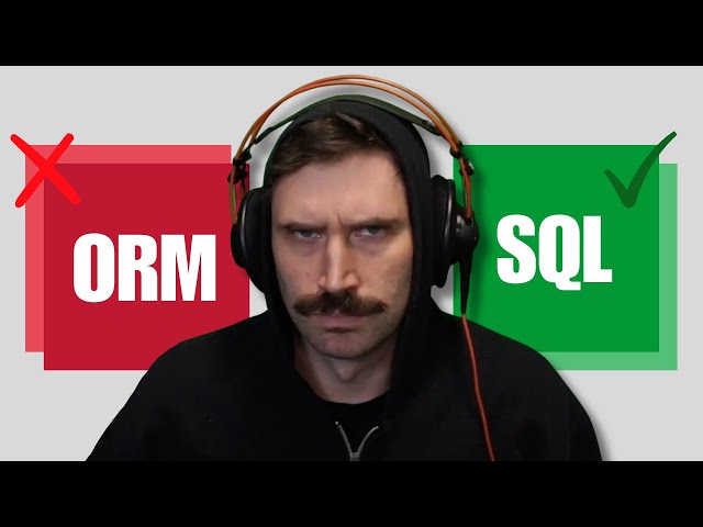 DONT USE AN ORM | Prime Reacts