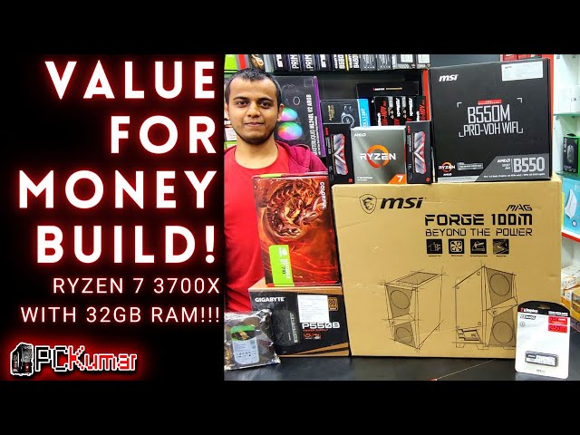 In 4K! Satisfying AMD Ryzen 7 3700x PC Build! with 32GB RAM!🔥🔥⭐ | PCKumar's LAB