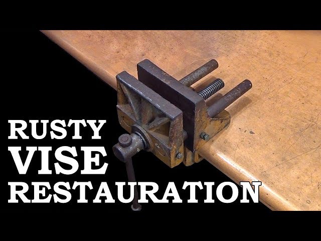 Restoring a Portable Woodworking Vise - Old and Rusty