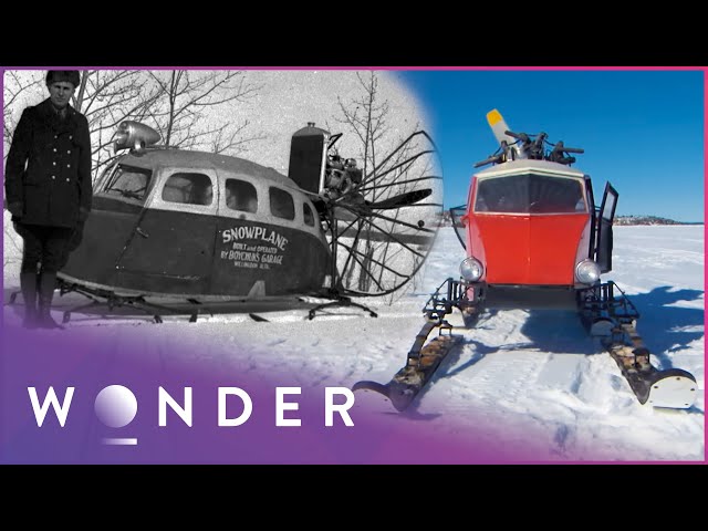 Taking 450 BHP Antique Snow Plane Through It's Paces | Ice Pilots | Wonder
