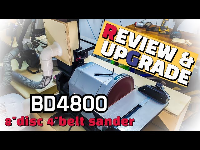 Disc&Belt Sanding Machine BD4800 In-depth Review and Upgrade_Hobbies Woodworking Essential Equipment