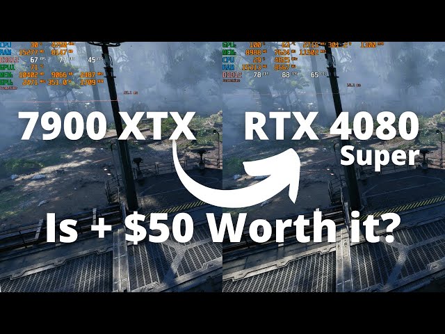RTX 4080 Super vs RX 7900 XTX: The Ultimate Comparison!!! (RT on/off, DLSS/FSR on/off, AFMF, FG)