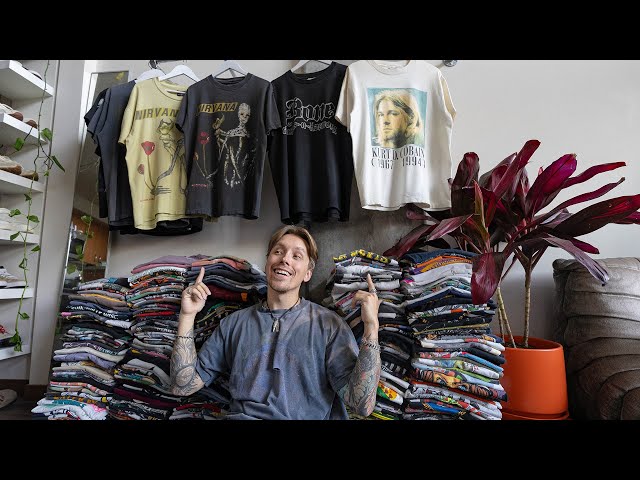 My Entire $50,000 Vintage T-Shirt Collection!