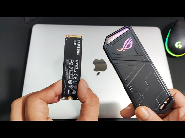 SuperFast External SSD M.2 NVME & Asus Rog SSD Enclosure For Macbook Air/Pro M1