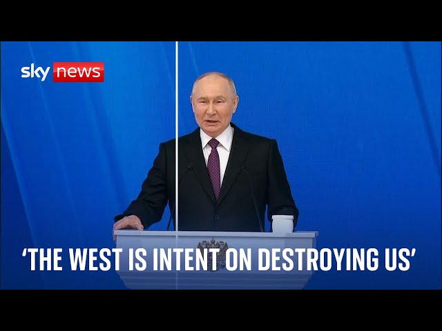 'The West is determined to weaken us' - Putin | Ukraine war