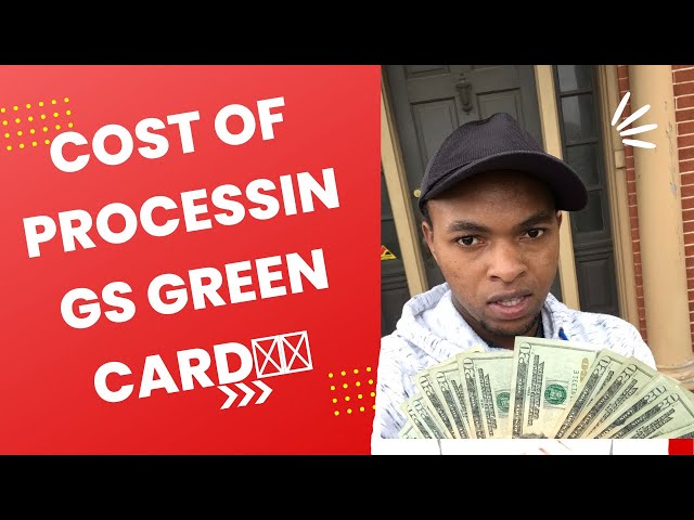 GREEN CARD COST $🇺🇸