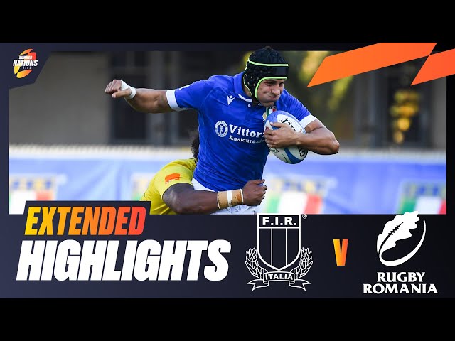 ITALY DOMINATE 🇮🇹 | Italy v Romania | Extended Highlights | Summer Nations Series