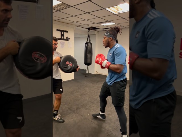 KSI in training for his fight with Tommy Fury 🥊🧨