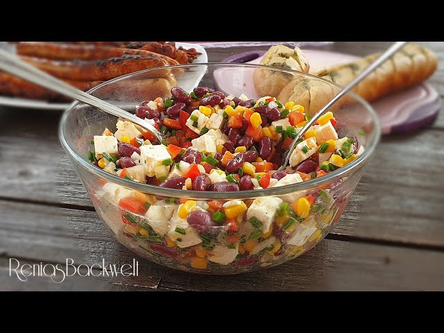 Tischlein deck dich 🍽 Mein bunter Kidneybohnen Salat 👍