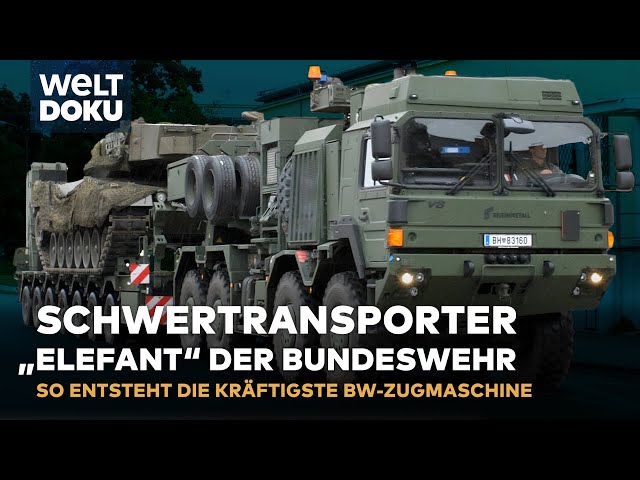 SCHWERLASTTRANSPORTER HX81 "Elefant" - So entsteht die kräftigste Zugmaschine der Bundeswehr | DOKU