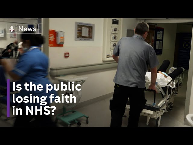 Public satisfaction with NHS at lowest level ever recorded, poll shows