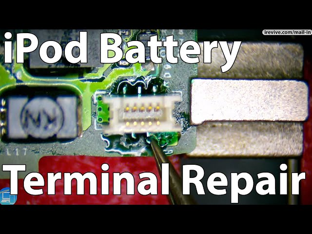 iPod Classic Battery Terminal repair