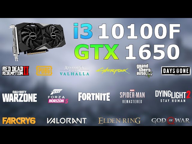 i3-10100F + GTX 1650 | 21 Games Tested | is it still a good build in 2022?